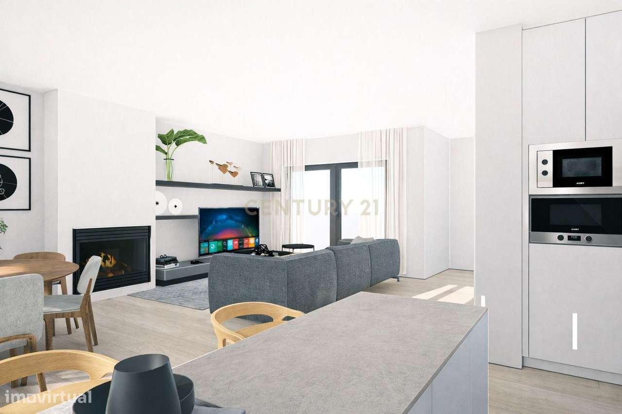 Moradia nova geminada em construção na Maçã em Sesimbra.-5