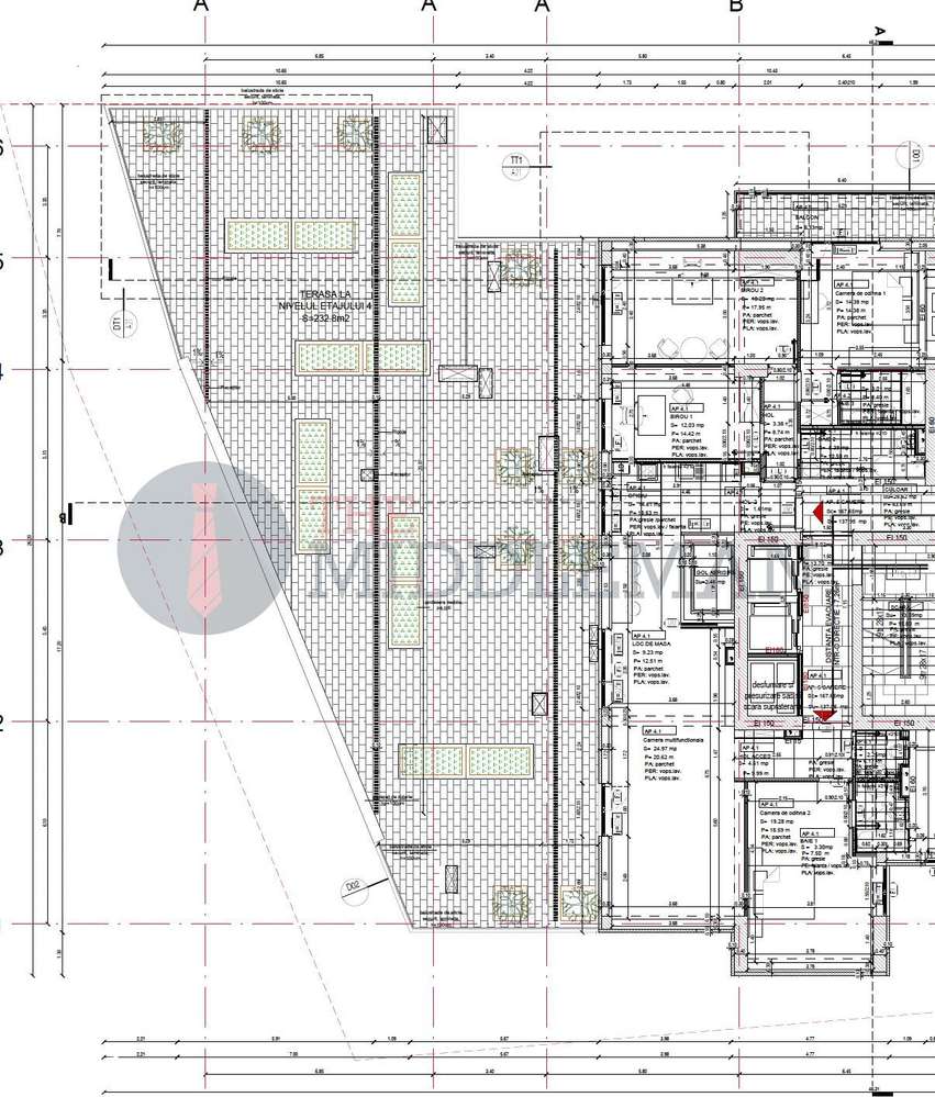 5 camere cu terasa de 232 mp exclusiva, zona Obor-4