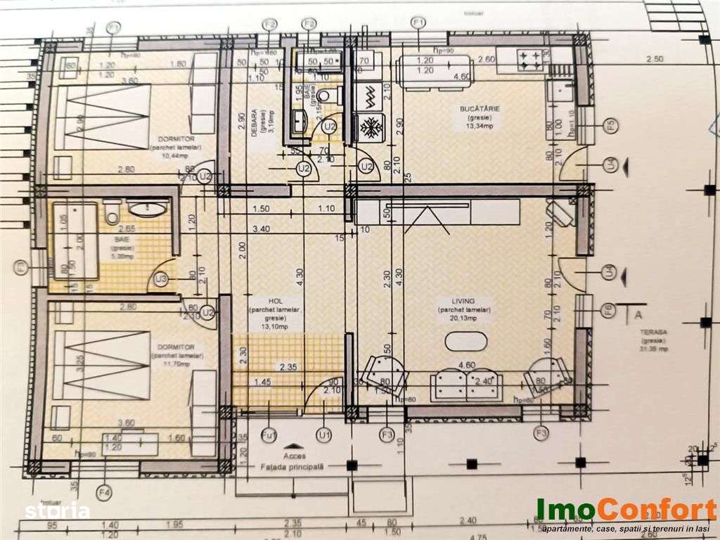 Casa noua  cu 3 camere si 500mp teren in Miroslava - Cornesti - Imagine principală: 5/5