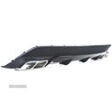 DIFUSOR PARA MERCEDES CLA C117 13-16 AMG PRETO + PONTEIRAS ESCAPE - 2