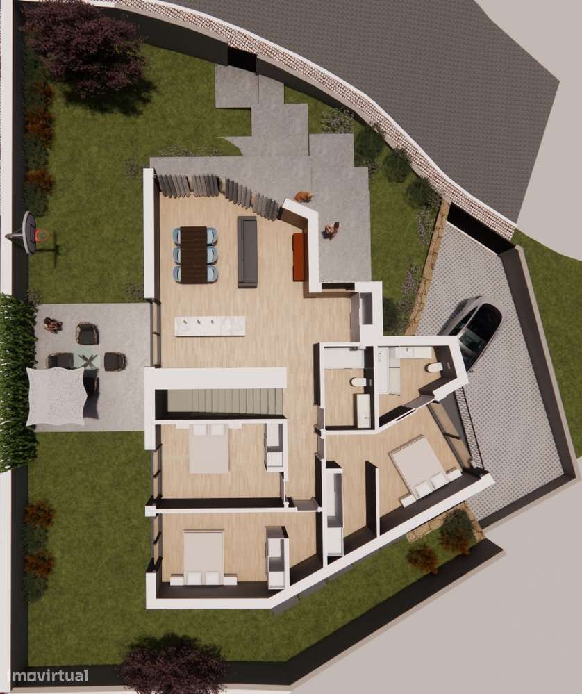 Apartamento T3 com 2 casas de banho e eficiência A+-10