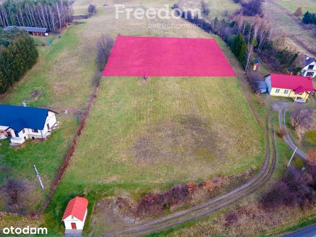 Widokowa działka budowlana Srogów Dolny.