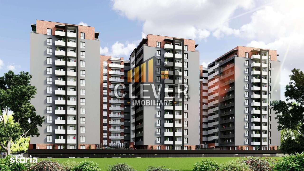 Apartament Decomandat 2 camere cu Terasa 53mp - Imagine principală: 4/5