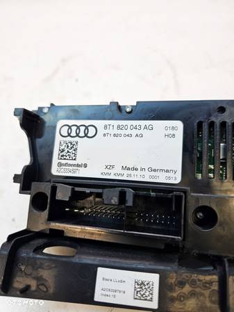 PANEL KLIMATRONIK DMUCHAWY AUDI A4 A5 Q5 8T1820043AG - 6