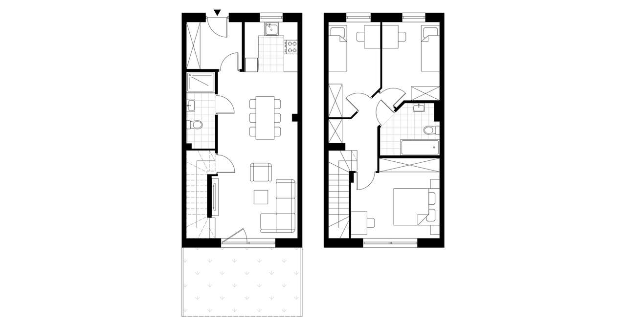 5-pokojowy dom 80m2 + ogródek Bez Pośredników - Pełny obrazek: 4/7