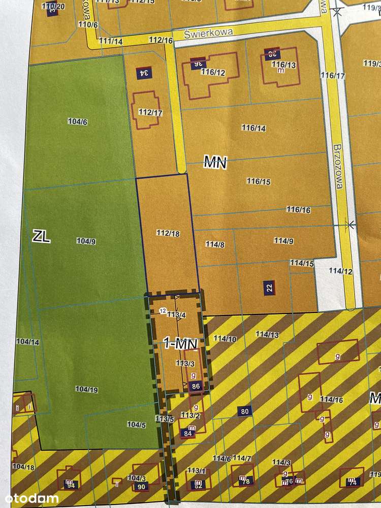 Działka budowlana i leśna z dojazdem, Iganie Nowe k. Siedlec - Pełny obrazek: 2/2