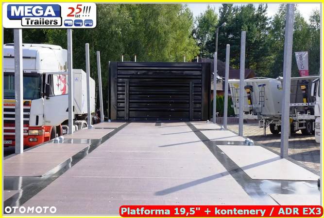 Mega Platforma UNIWERSALNA 19,5 BPW - ADR 3 - 35,0 ton ładowności !!! - 33