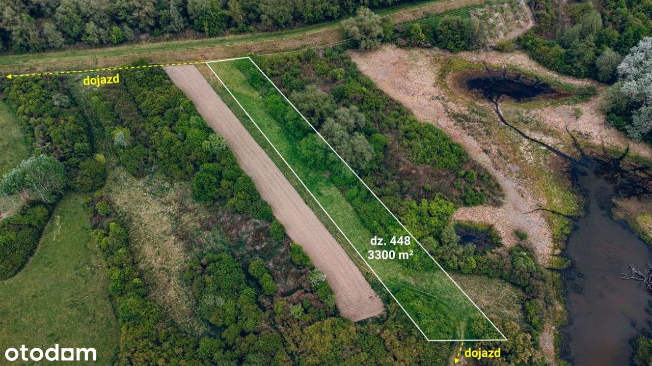Działka 3300 m² blisko rzeki Wisły, Solec n. Wisłą-8