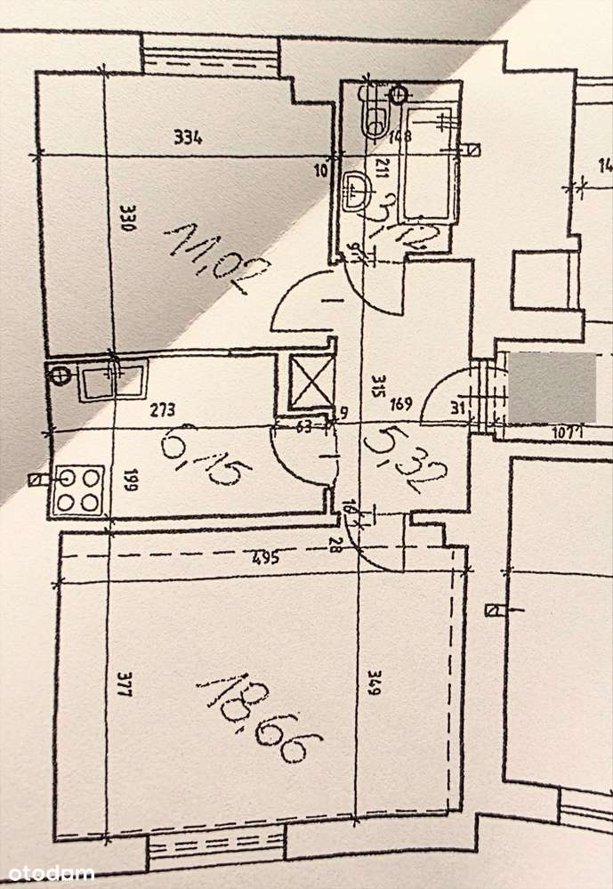 Na sprzedaż 2-pokz oddzielną kuchnią i klimatyzacją , Śródmieście-5