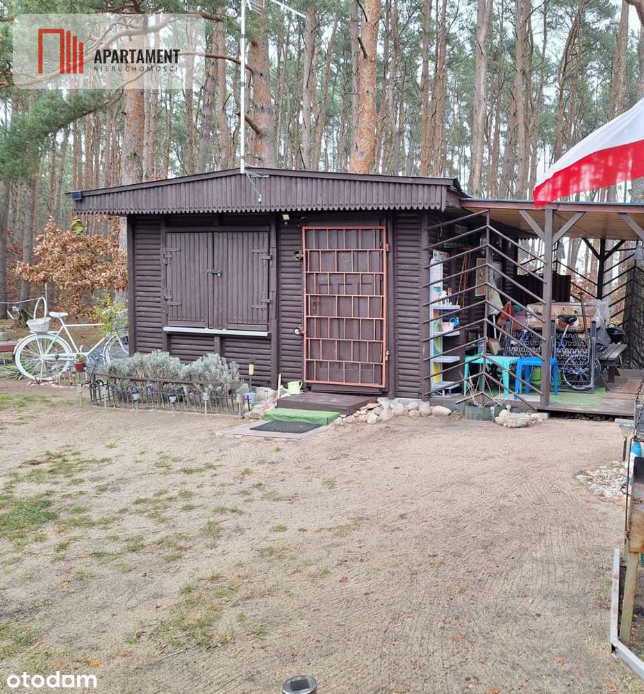 Działka 660 m² z domkiem 16 m², 500 m od jeziora - Pełny obrazek: 4/13