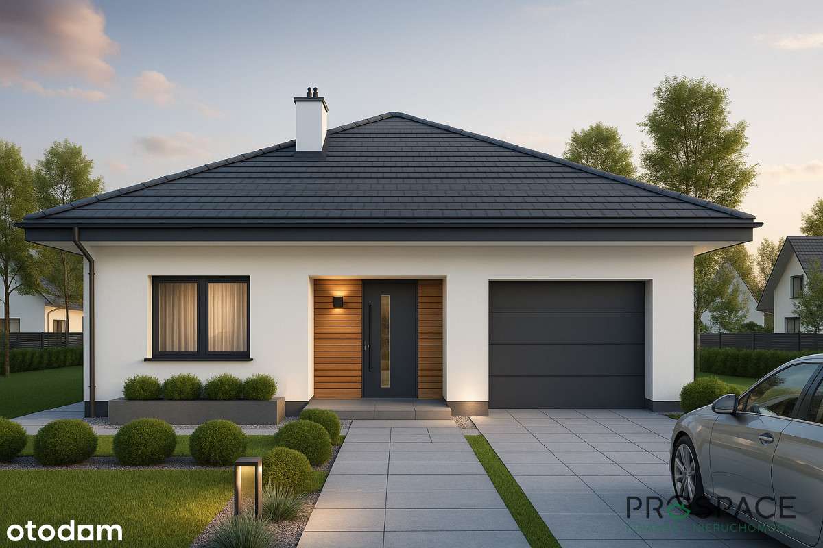 Dom 142 m2> działka 10 arów> Odbiór początek 2026 - Pełny obrazek: 1/7