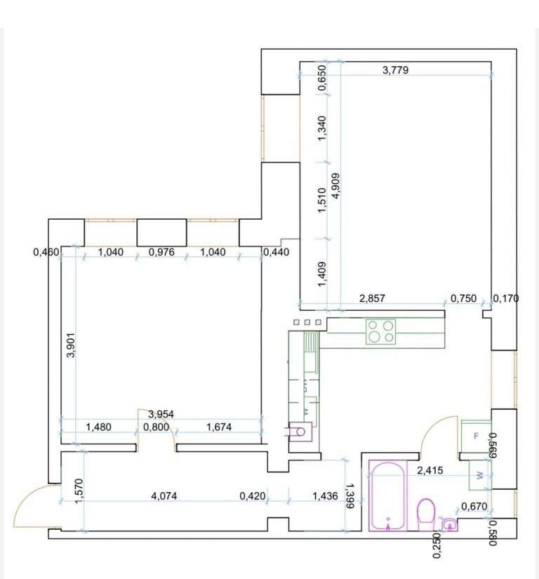 2 pokoje w okolicach Ch Galaxy-9