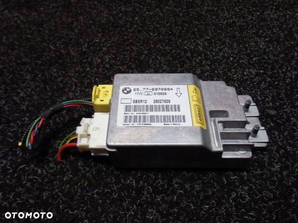 BMW E65 E66 LIFT MODUŁ SENSOR STEROWNIK PODUSZEK POWIETRZNYCH AIRBAG 6970894 RAF-AUTO CZĘŚCI BMW - 1