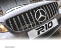 GRELHA FRONTAL LOOK AMG GT PARA MERCEDES CLA C117 PRETO CROMO 13-16 - 2