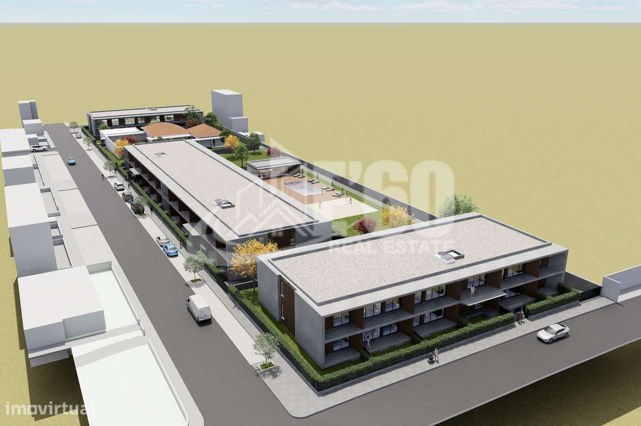 APARTAMENTO T2 C/ TERRAÇO EM CONDOMINIO FECHADO COM PISCINA-28
