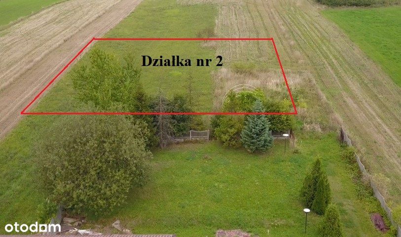 Działka budowlana 1208 m2 Cynków