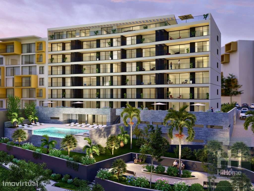 T4 no edifício Amparo Residence com piscina, varanda, garagem e arr... - Grande imagem: 4/21