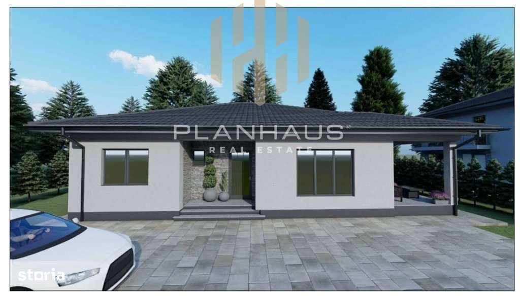 Casă pe parter la roșu zona Castel Transilvania, teren 3,5 ari – p - Imagine principală: 3/4