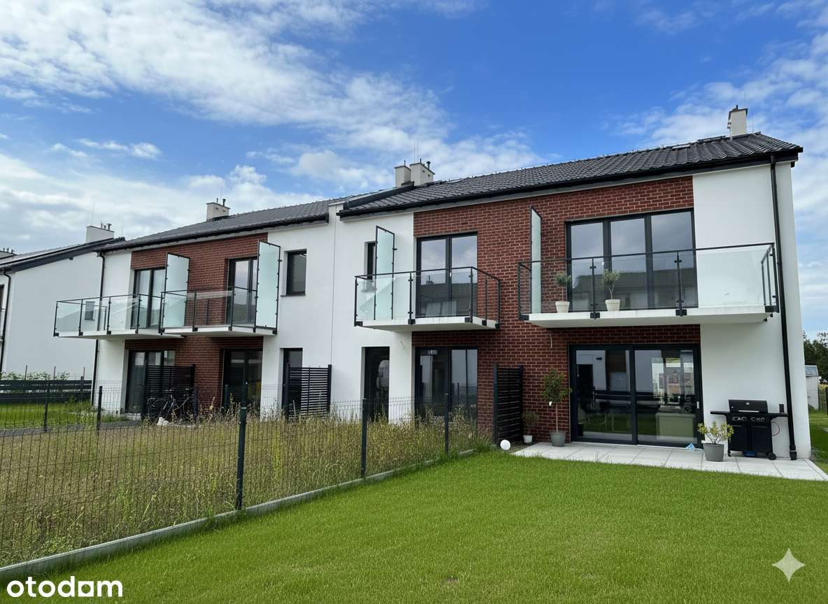 Nowoczesny, piękny segment z garażem i ogrodem w zabudowie bliźniaczej - Pełny obrazek: 4/11