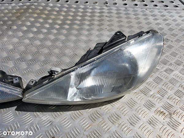 LAMPY PRZÓD PEUGEOT 206 LEWA PRAWA PRZEDLIFT WERSJA EUROPEJSKA - 3