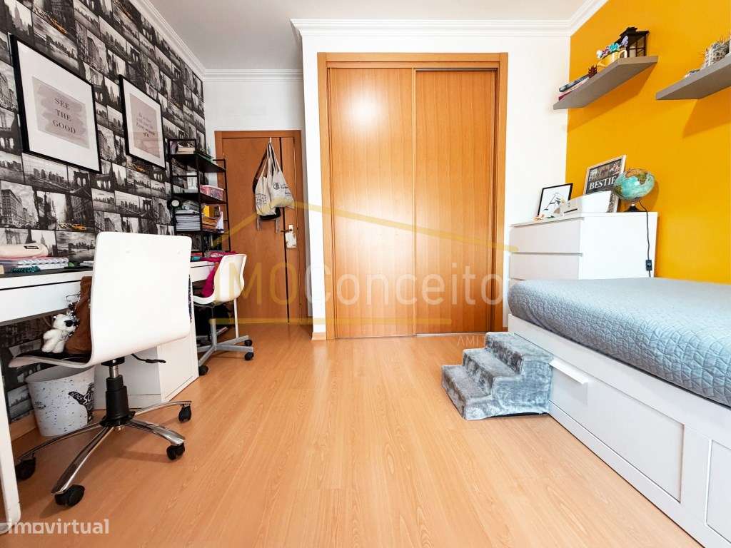 Apartamento T3/ sótão/garagem fechada em Torres Novas-20