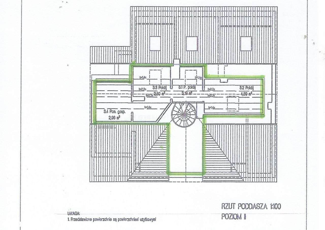 Dwupoziomowe mieszkanie w Białogardzie.-12