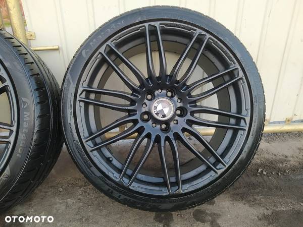 BMW E60 E61 19cali  5x120  CARSONIC 8,5Jx19  9,5Jx19 +opony 7mm Super WZÓR i Stan - 8