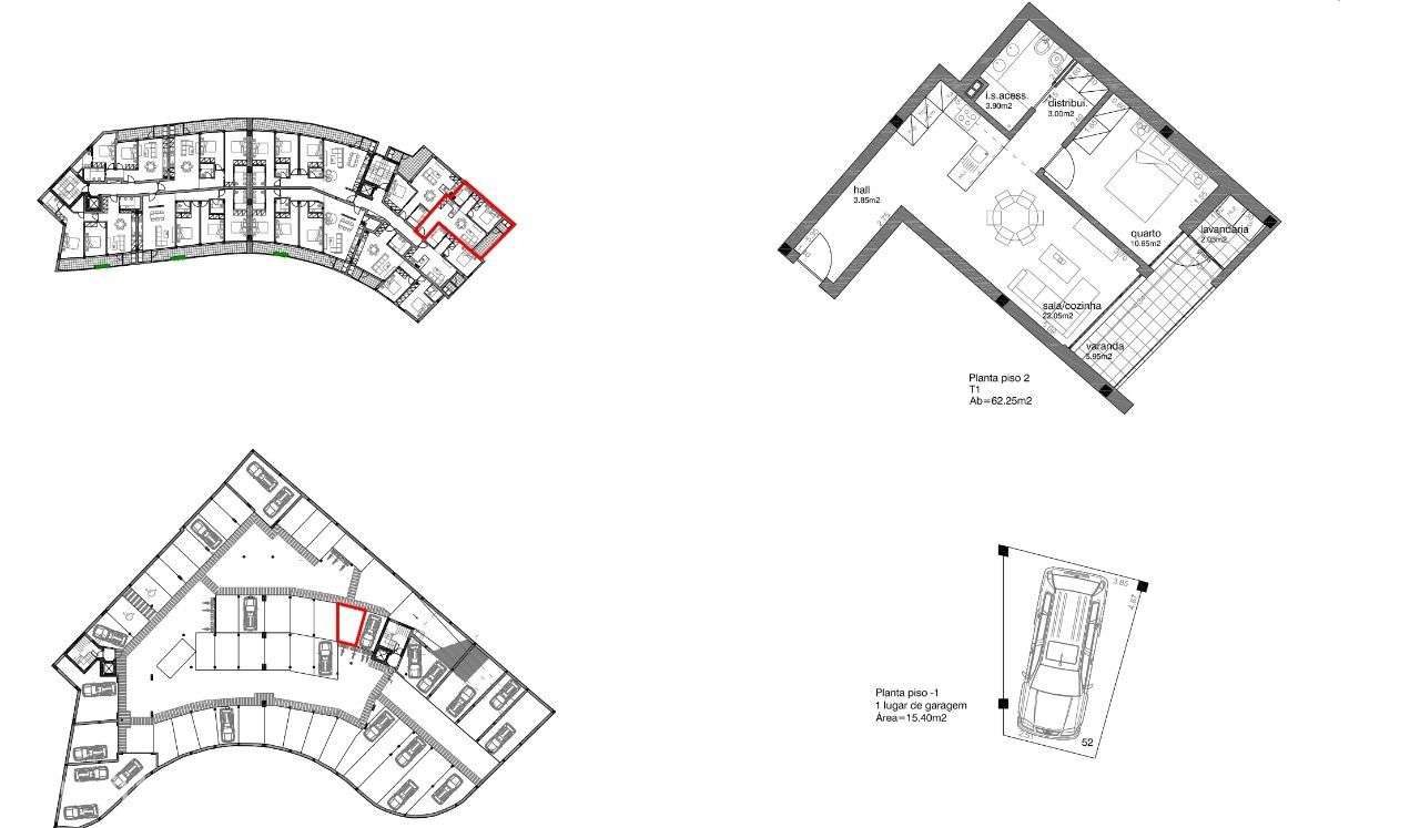 Apartamento T1, novo, perto da Universidade de Aveiro e do Glicínias-14