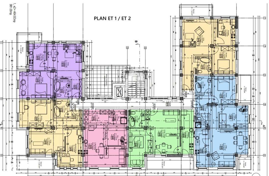 Apartamente cu 2 camere cu terasa, lift, langa parc 1 Mai-7