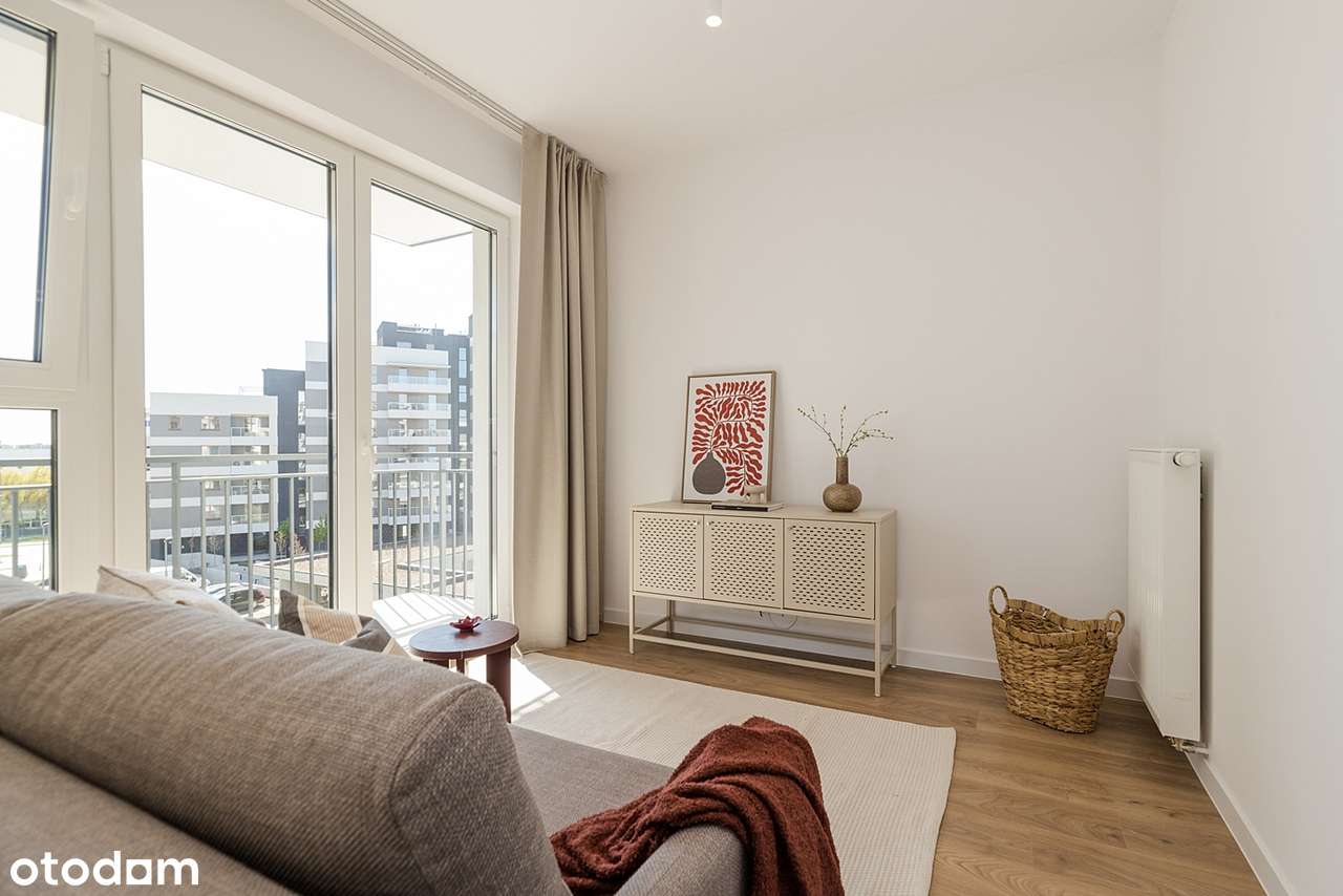 Bezpośrednio I Słoneczne 2 pokoje z balkonem — gotowe do zamieszkania - Pełny obrazek: 2/14