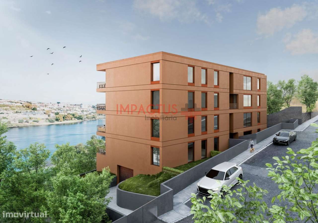 Elegante T2 junto ao Rio Douro-12