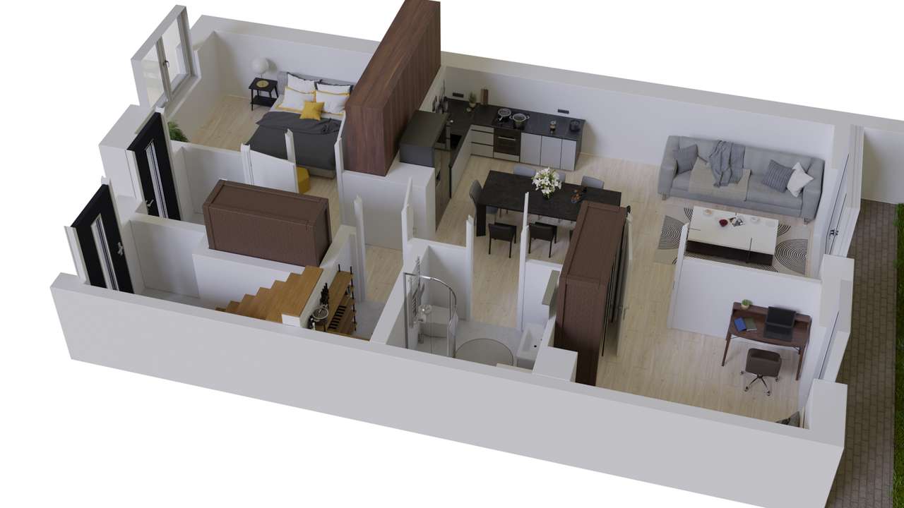 Zamieszkaj z ogrodem pod Ostrowem! || 2 miejsca postojowe w cenie||-11