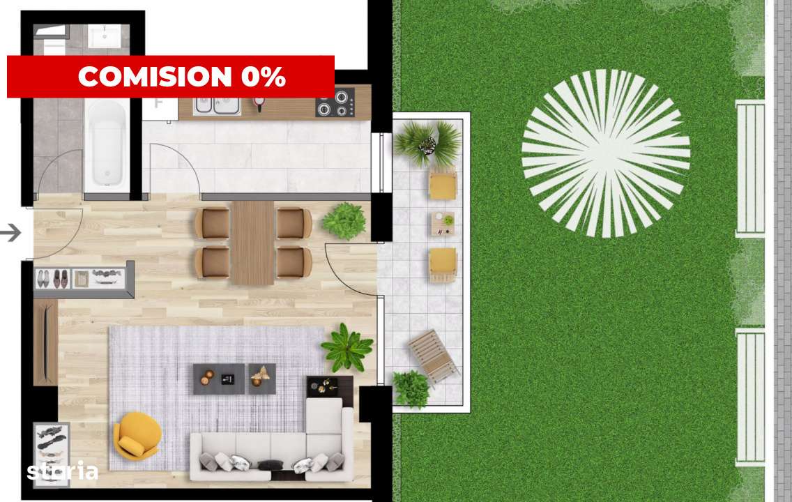 Apartament cu 1 camera, Zona Iulius, Intre Lacuri - Imagine principală: 2/19