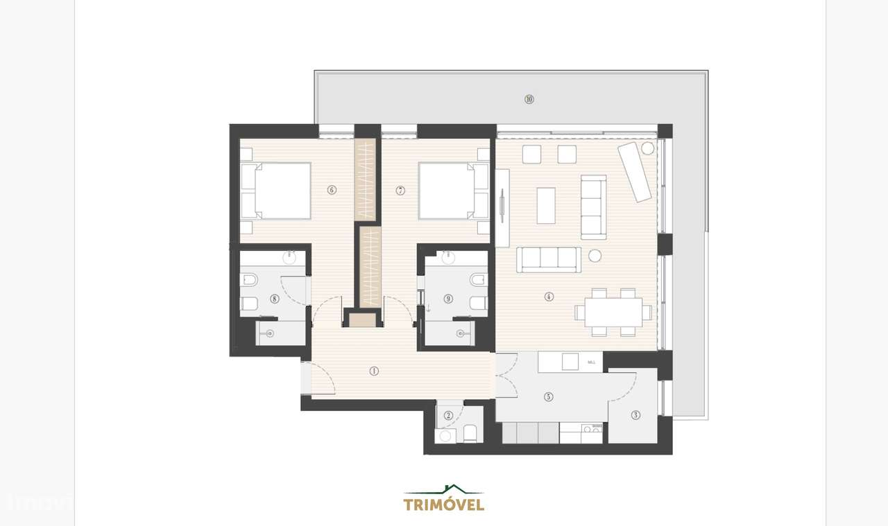 Apartamento T2 Venda em Canidelo,Vila Nova de Gaia-24