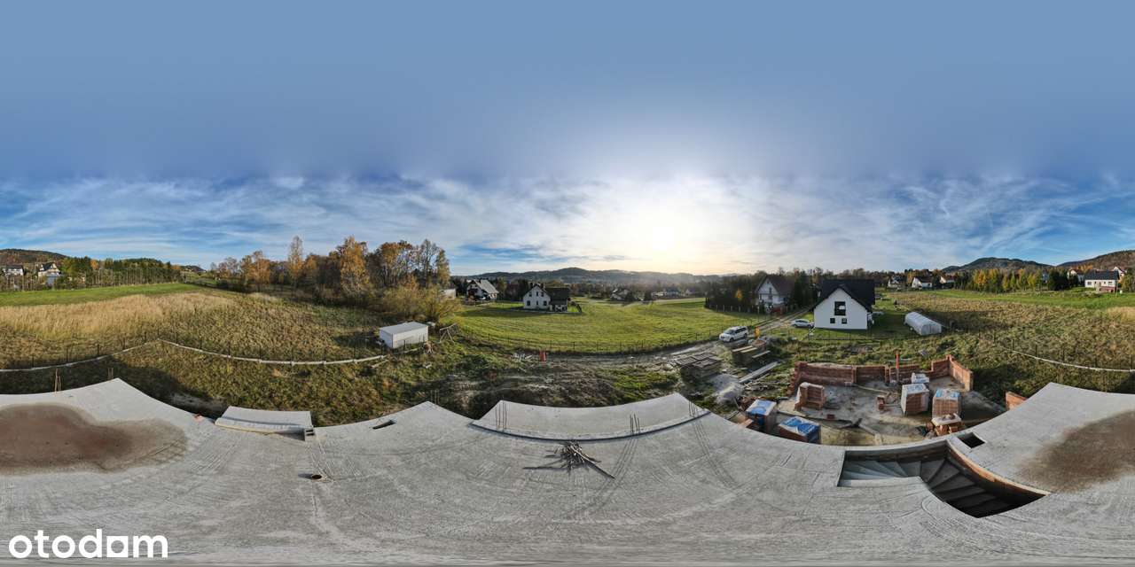 Nowoczesny bliźniak w Mordarce z widokiem na góry-6