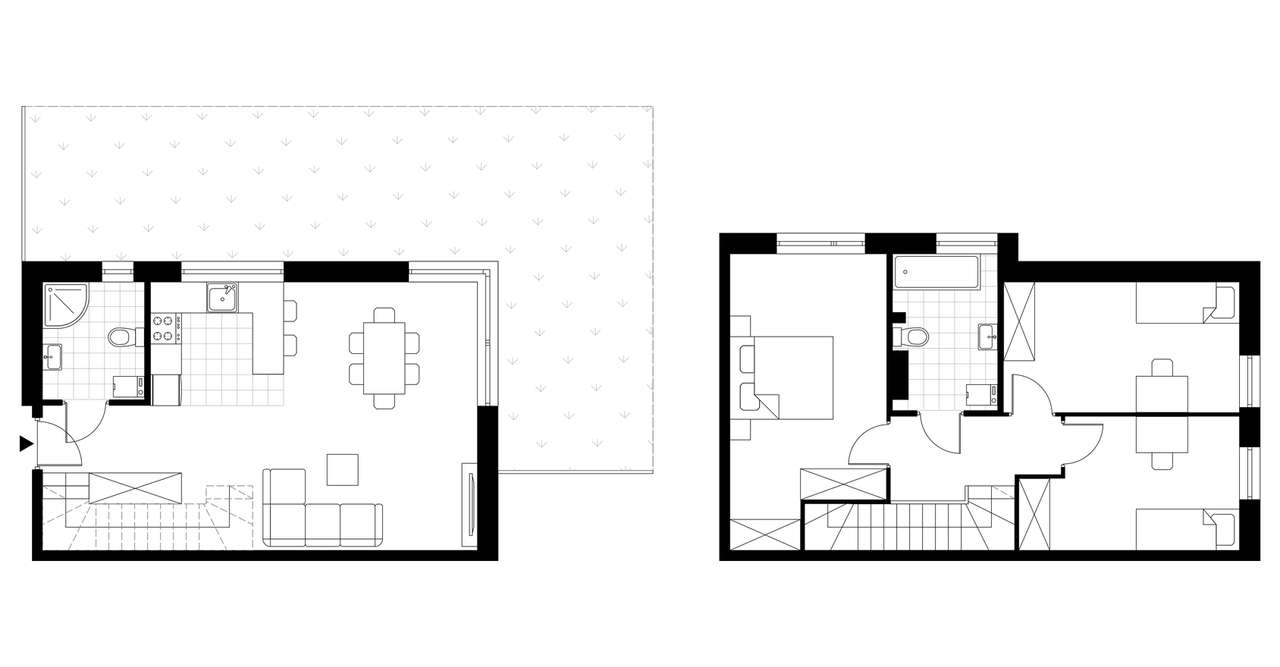 4-pokojowy dom 94m2 + ogródek Bezpośrednio - Pełny obrazek: 3/8