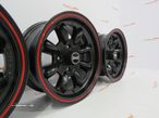 Jantes Ultralite Mini Wheels 13 x 6 et10 4x101.6 Preto + Vermelho - 5
