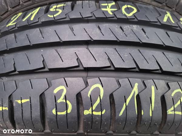 215/70R15C (L321/23))10 LETNIE 21r HANKOOK Vantra LT 2szt. 7mm - 4