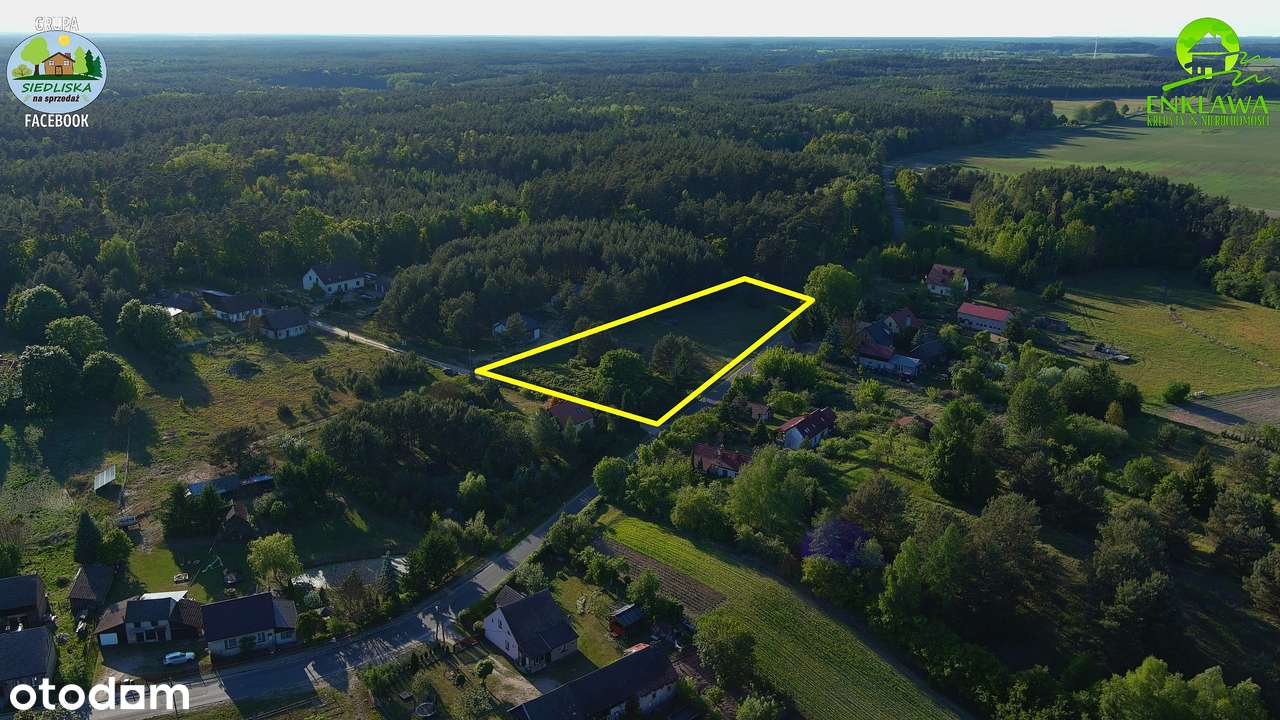ENKLAWA prezentuje: działka w CUDNEJ okolicy! 4 x JEZIORO + LASY!-6