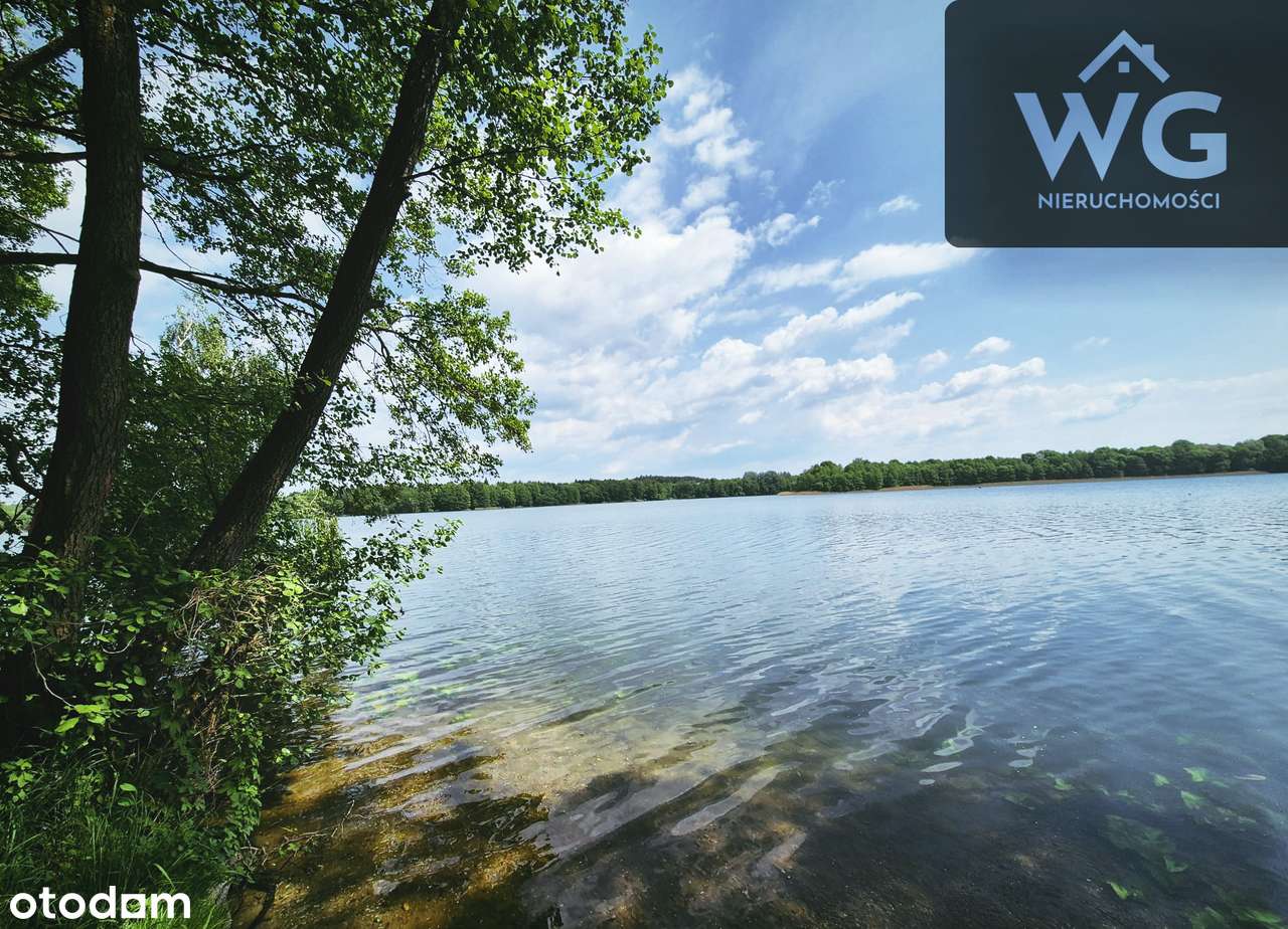 Wyjątkowa działka nad jeziorem – zjawiskowy widok, cisza i las!-8