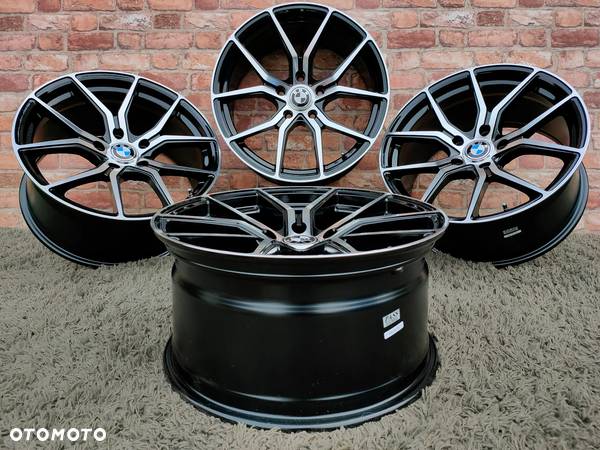 5x120 18 BMW 9j ET40 NOWE alufelgi WRATH WF7 felgi seria 3 E36 E46 E90 F30 F32 F34 Z3 Z4 E60 xDrive Opel Insignia Camaro czarne polerowane M pakiet Styling JR30 - 20