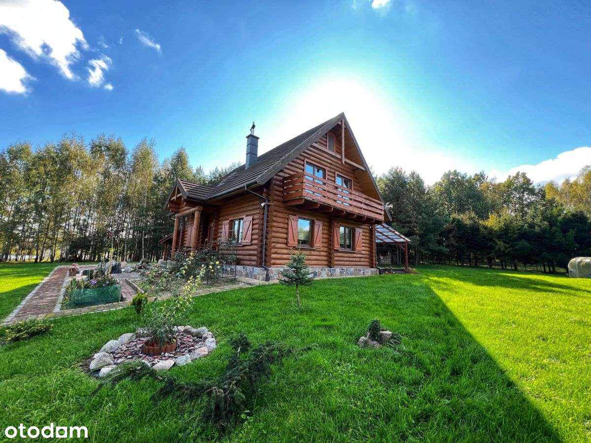 Jeziorak, posiadłość z bala, stawy, prywatny las!-0