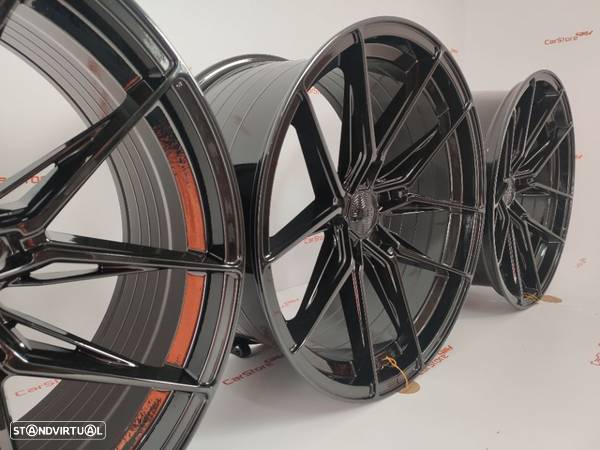 Jantes Haxer HX036 19 x 8.5 ET33 + 9.5 et 40 5x120 72.6 Preto Brilhante - 5