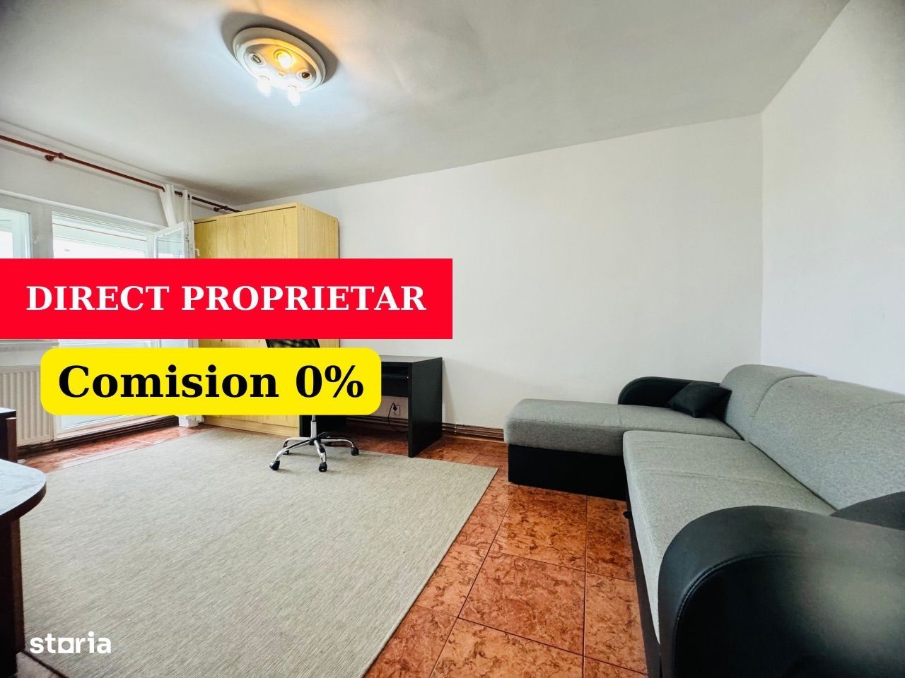Direct Proprietar: Apartament 3 camere - centrala proprie - zona Lipov