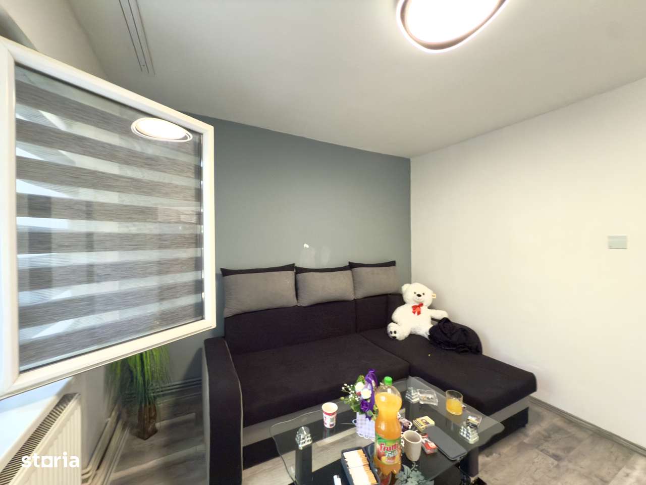 Ap. 2 camere , amenajat , centrala pe gaz, parter - Lunei-5