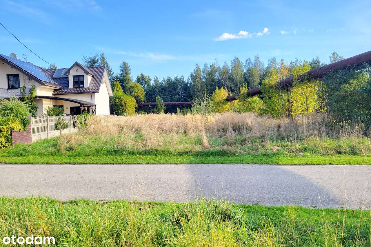 Działka budowlana w Sarnowie, ul. Leśna (gm.Psary) Super Lokalizacja-8