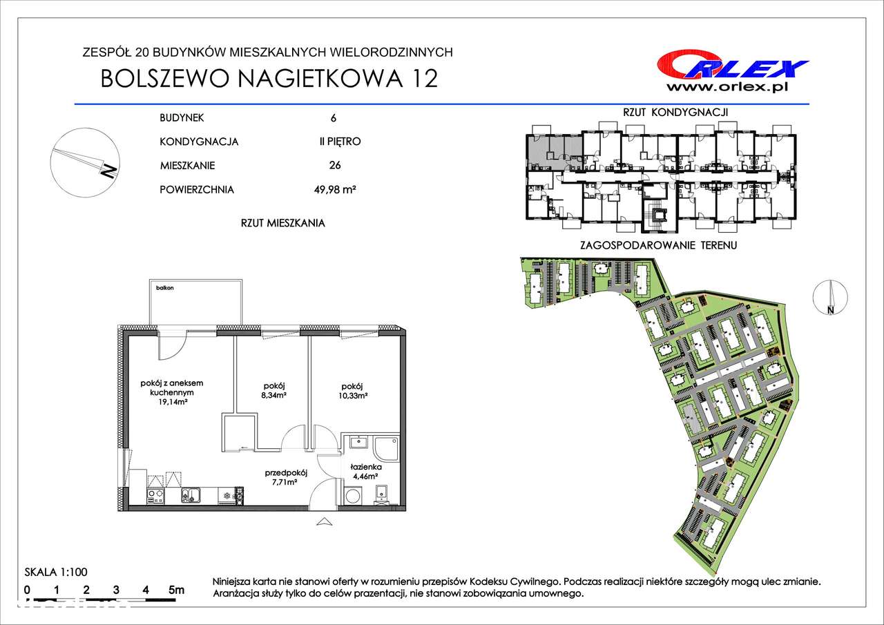 Słoneczne mieszkanie. Bolszewo ul. Nagietkowa 12/26