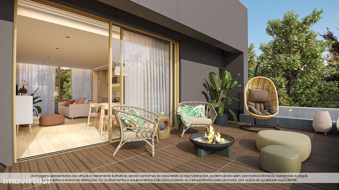 Apartamento T1 c/lugar de garagem em Santa Marinha-11