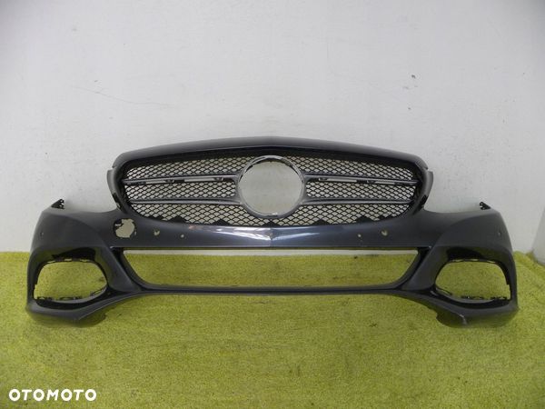 Zderzak Przód Mercedes C W205 14-18 Grill - 1