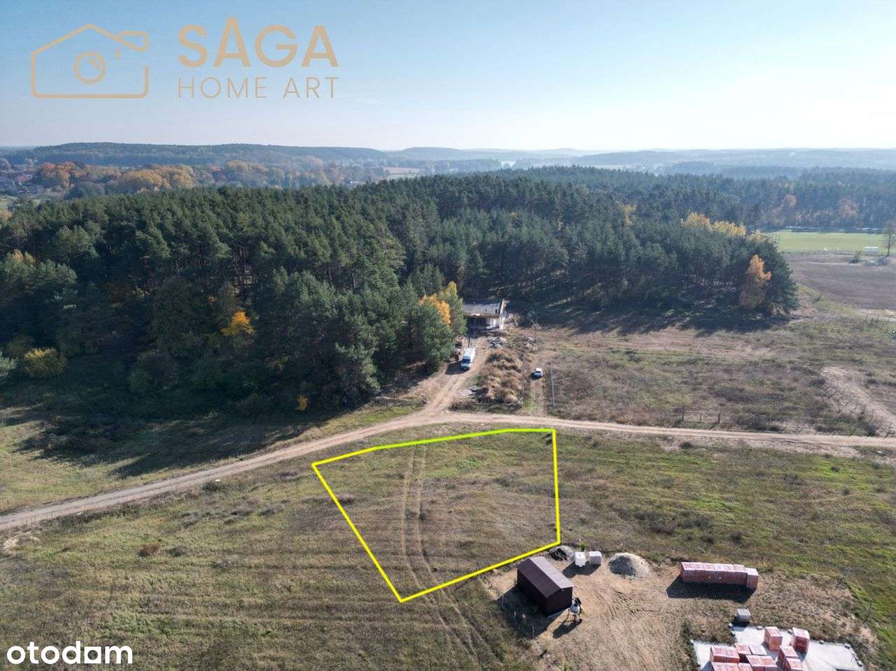 Działka 943 m2/0% prowizji/2 jeziora/las/media/Mpz-7